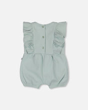 Load image into Gallery viewer, Grey Mist Ribbed Romper
