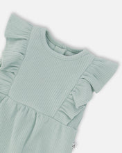 Load image into Gallery viewer, Grey Mist Ribbed Romper
