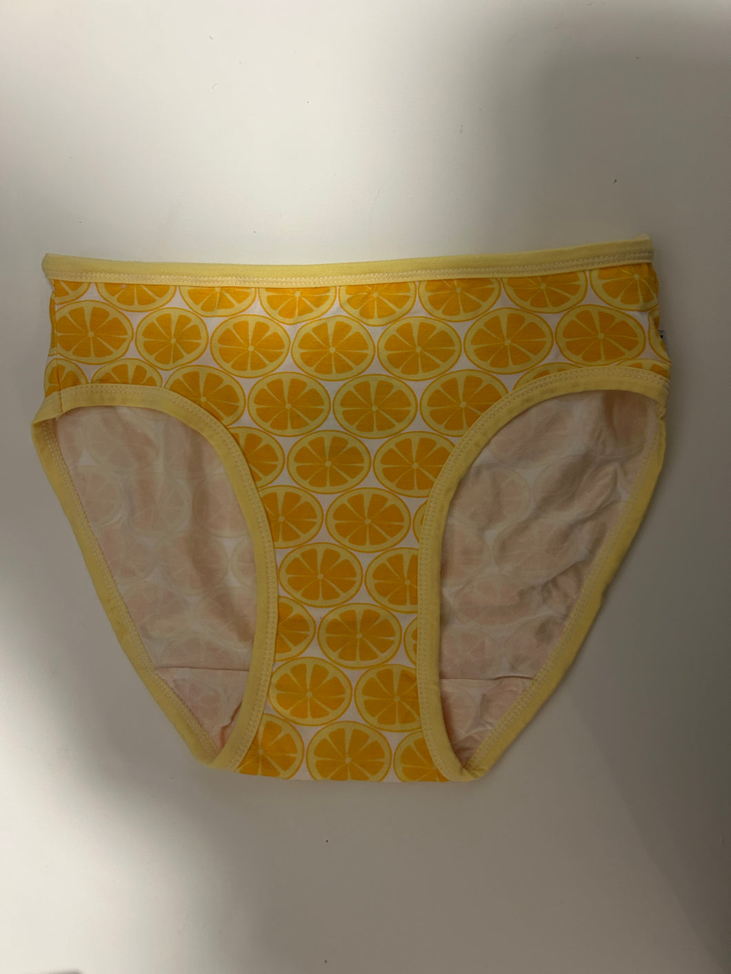 Girls Print Underwear - Natural Lemons