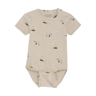 Short Sleeve Nautical Onesie