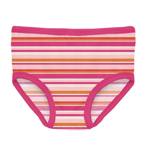 Girls Print Underwear - Sunset Stripe